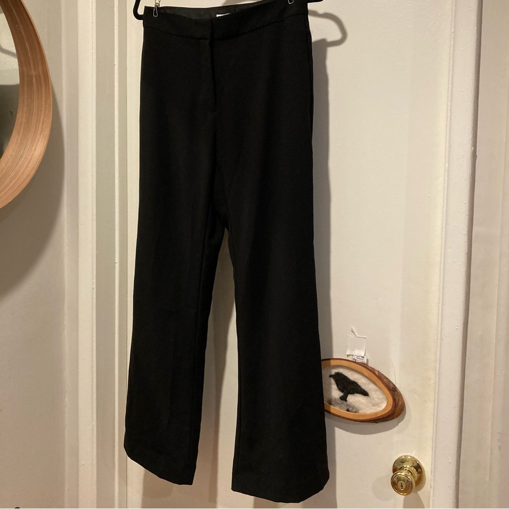 Zara Fluid Flare Pants Blogger Favorite Flared Long Flowing Trousers - Picture 4 of 15